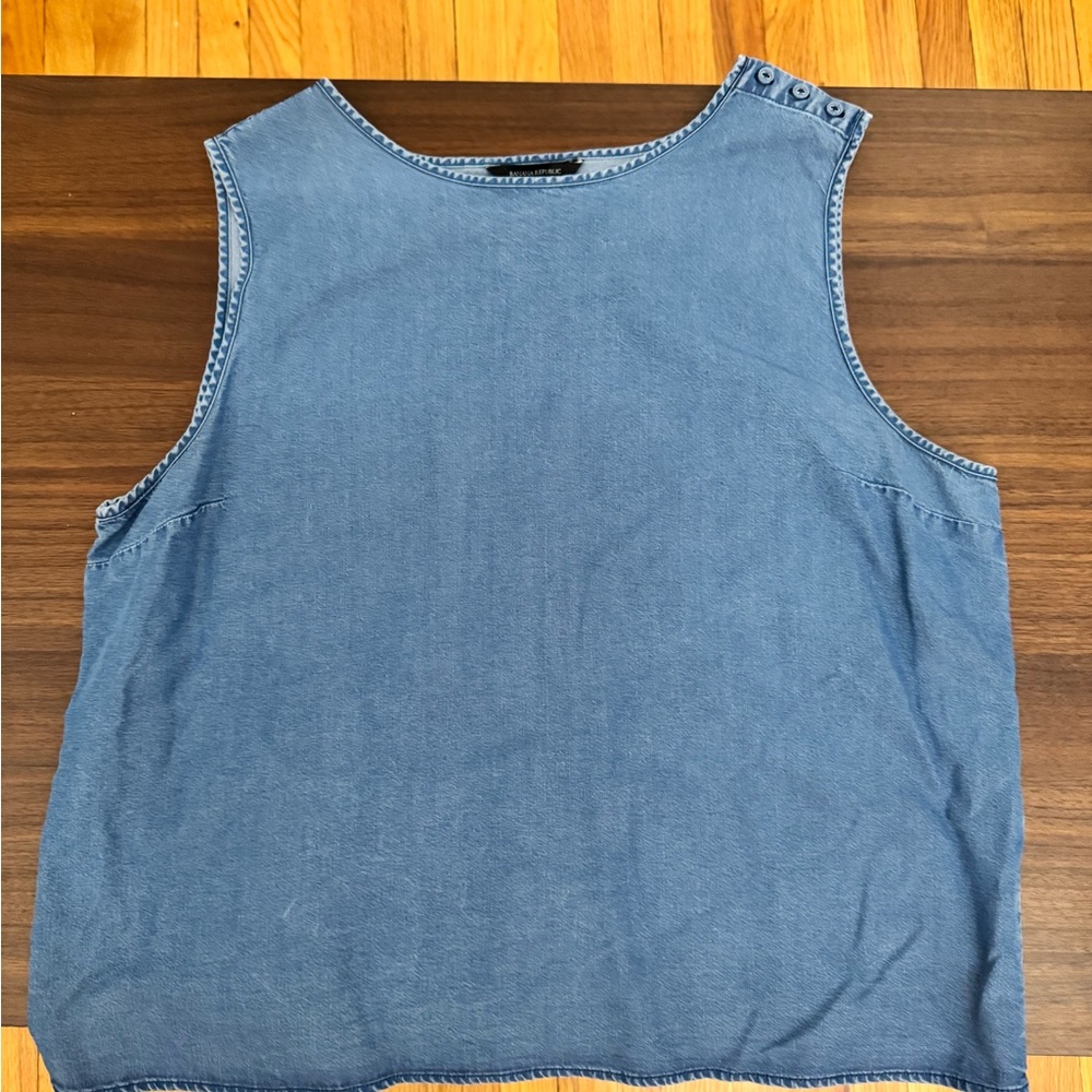 Banana Republic Blue Sleeveless Top
